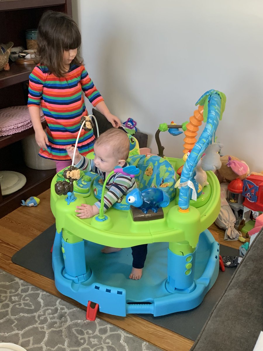 lilmiss_sask's tweet photo. Did the toy upgrade this morning, and not sure who’s more excited her or him #mamarooisretired #forgothownoisyitis #someregret https://t.co/kVIsvWF8sw