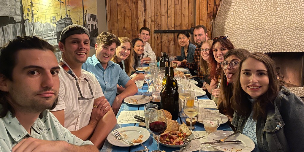 FlowHaven's tweet photo. 25+ team members from 2 countries and 10+ states! Check out these amazing images from our #USTeamWeek ๐บ๐ธin Los Angeles.
Fun fact: This is the first time many of our colleagues have met outside of a computer screen! ๐ฅ
#Flowhaven #LA #CompanyCulture #Hiring #BrandLicensing https://t.co/u38VULDpXM