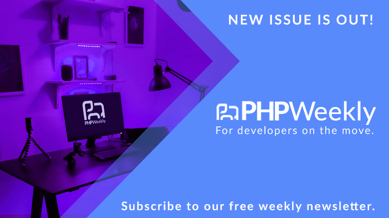 phpweeklynews's tweet image. New Issue this week: The latest articles, tutorials, podcasts and news from the #PHP community from #PHPWeekly
phpweekly.com/archive/latest…