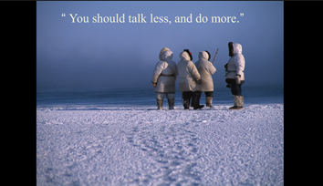 project_pelican's tweet photo. This hits hard. Opinion from an indigenous collaborator after attending a scientific conference, quoted by @AChangingArctic. #WSC3IndigenousKnowledge #WSC3 #talklessanddomore https://t.co/D1oT6A2uR7