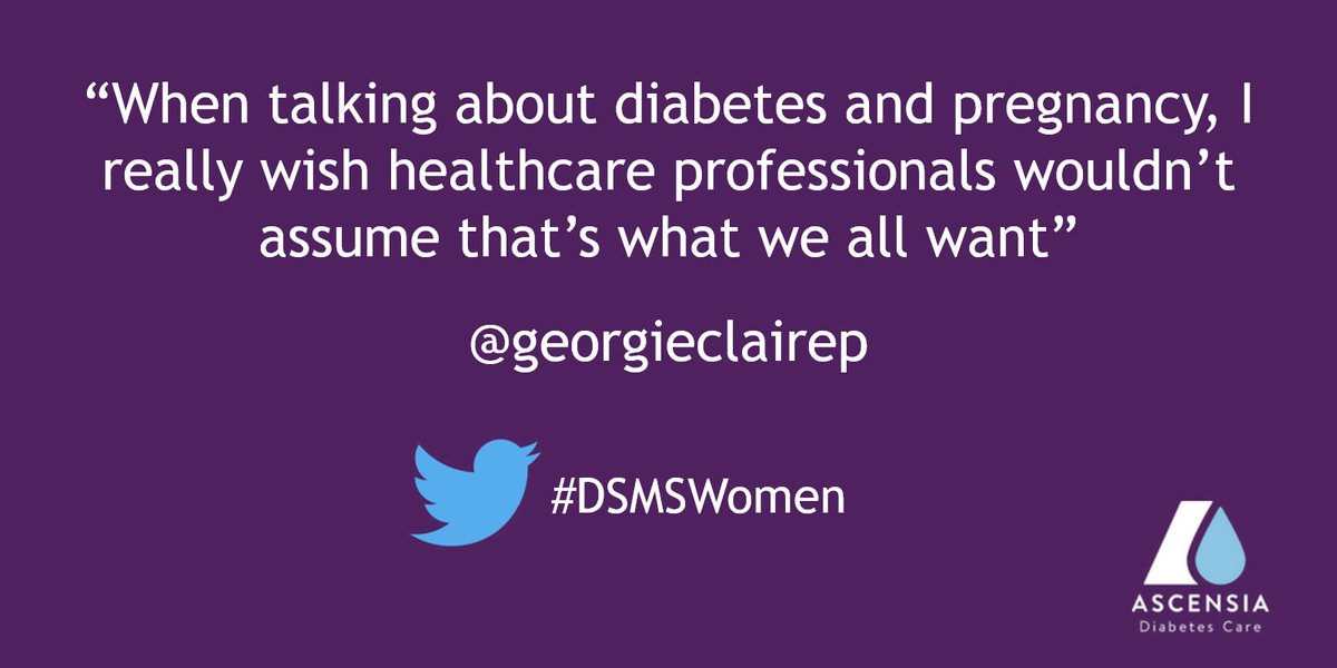 As with all aspects of #diabetes management, it is dangerous to make assumptions when talking to someone about their care. This is a great example from 
<a href="/georgieclairep/">Georgie</a>.  Take the time to listen to what is important to them and tailor your discussion to their needs. #DSMSWomen