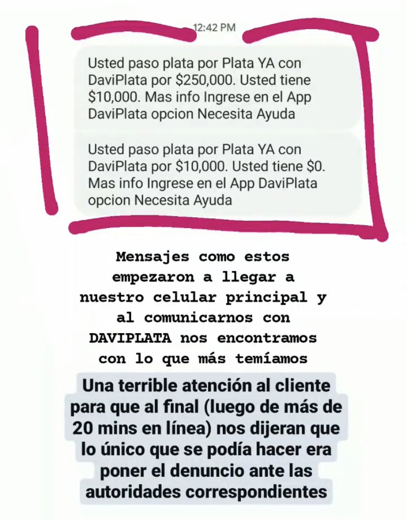 StefannyDiaz7's tweet photo. A mi mejor amigo @SebastianSuar0 le vaciaron su cuenta bancaria en @Davivienda. Después de un pésimo servicio al cliente no le solucionan absolutamente nada. RT por favor. https://t.co/WtMco0bEhH