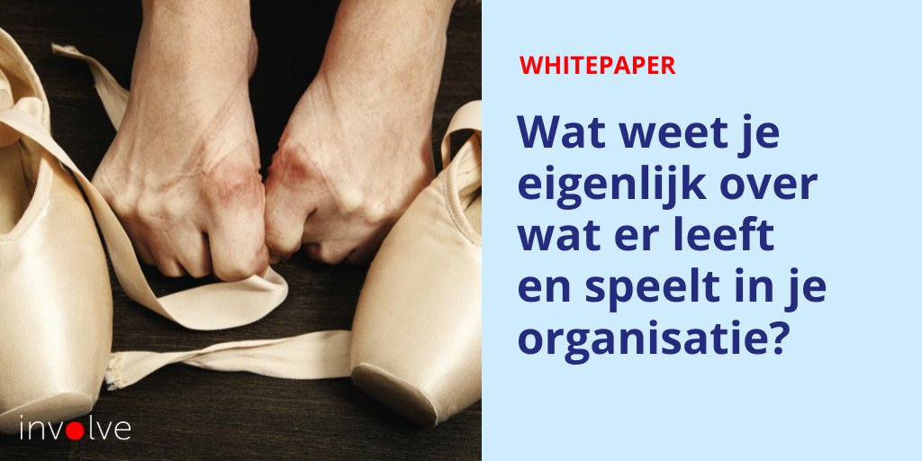 involve_nl's tweet photo. Download nu gratis onze nieuwste whitepaper over de mismatch in organisaties tussen wat de één ziet en wat de ander weet. In de whitepaper lees je hoe inzicht in het 'Ondertussen in het Echt' je kan helpen bij het realiseren van je ambities: https://t.co/nzLTjUVLxC https://t.co/P1umCa1mto