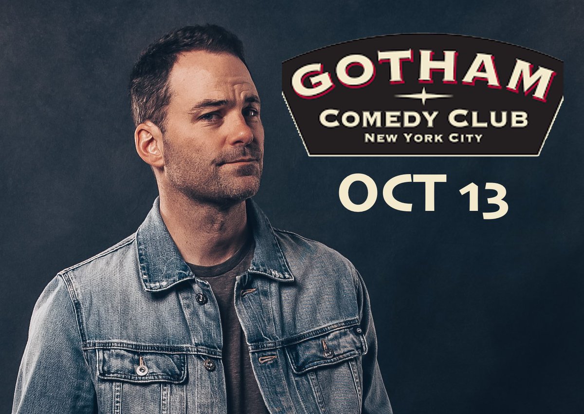 So excited to be in NYC next week! Wednesday with @GregWarren and @iamryanbeck at @GothamComedy . Tickets / Info: gothamcomedyclub.com/comics/greg-wa…