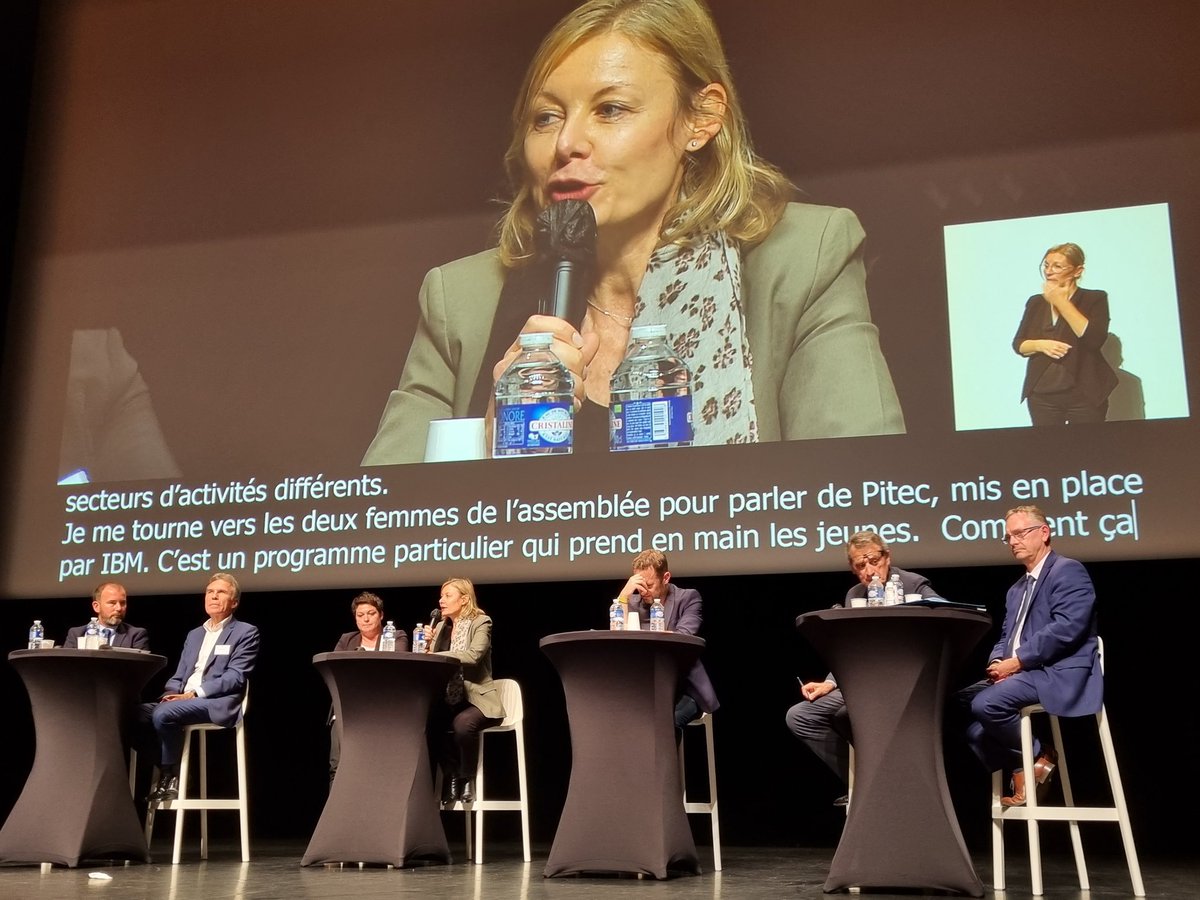 Christine Hennion (@ch_hennion) on Twitter photo .<a href="/ibiadatti/">Isabelle Biadatti</a> et Maria-Eve Barbier présentent l'engagement de <a href="/IBM_France/">IBM France</a> et <a href="/VolontariatBNPP/">VolontariatBNPP</a> dans le programme P-TECH. Un projet qui fédère mentors, élèves et enseignants pour tous grandir ensemble.
<a href="/orange/">Orange</a>
@PTECHNETWORK
<a href="/LycLaTournelle/">Lycée La Tournelle</a> .<a href="/ibiadatti/">Isabelle Biadatti</a> et Maria-Eve Barbier présentent l'engagement de <a href="/IBM_France/">IBM France</a> et <a href="/VolontariatBNPP/">VolontariatBNPP</a> dans le programme P-TECH. Un projet qui fédère mentors, élèves et enseignants pour tous grandir ensemble.
<a href="/orange/">Orange</a>
@PTECHNETWORK
<a href="/LycLaTournelle/">Lycée La Tournelle</a>