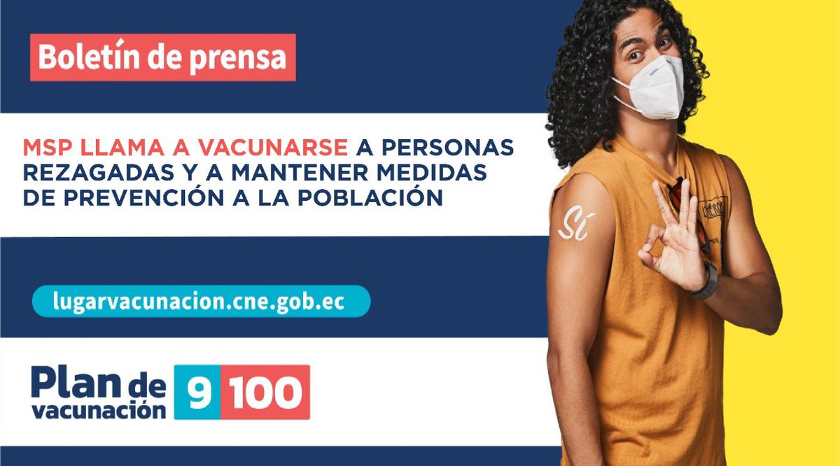 Salud_Ec's tweet photo. La ministra de @Salud_Ec, @XimenaGarzon11, hizo un llamado a la población que aún no se ha vacunado, que acuda a los centros de salud a recibir sus respectivas dosis, para prevenir un posible rebrote de la COVID-19 ➡️ https://t.co/9oOlBaIKiA https://t.co/fOi8cDOGnf