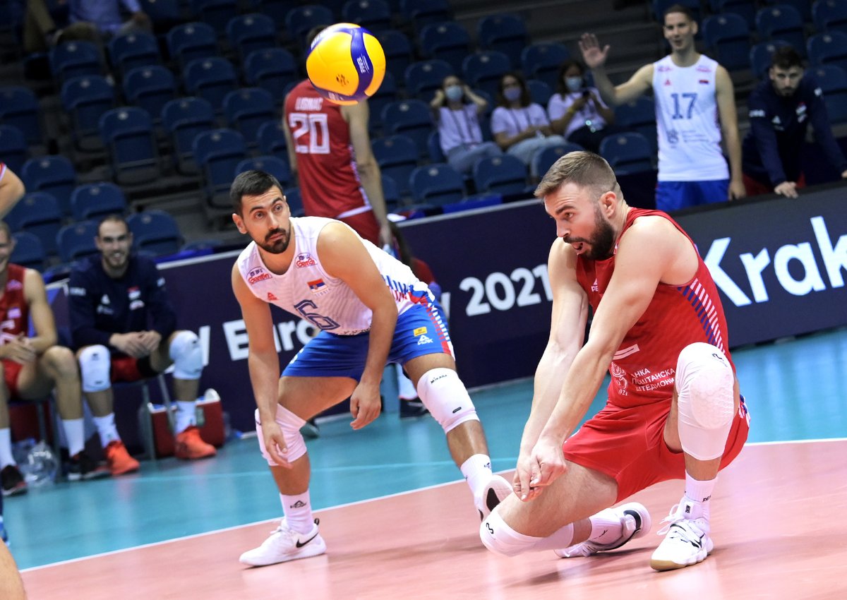 hourlyvolley's tweet photo. | Nikola Pekovic 🇷🇸
| Uros Kovacevic 🇷🇸
#Volleyball #Pekovic #Kovacevic #Serbia https://t.co/Sve5kdjaYk