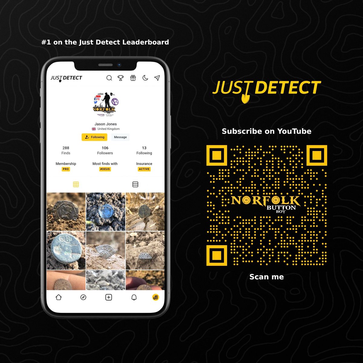 justdetect's tweet image. @ButtonNorfolk #metaldetecting #justdetect