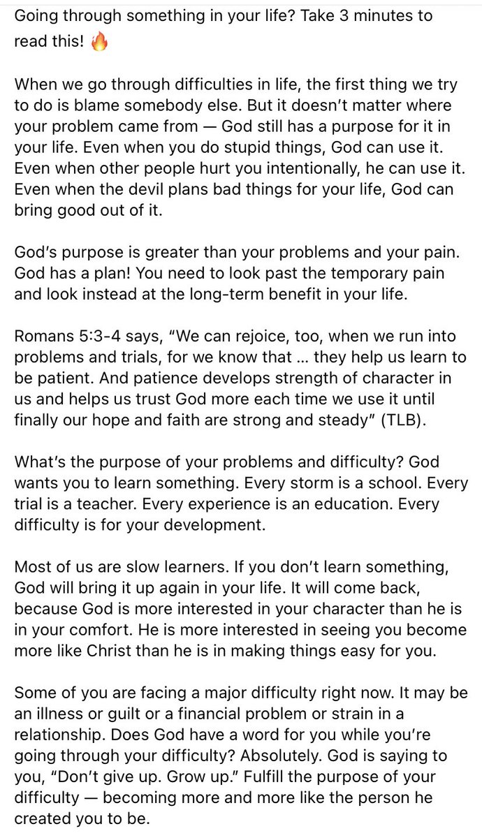 RichieAltman's tweet photo. #TopOfTheMorning โ๏ธ
๐ฃ This may for you or it may be for someone you may know ... read it and share. It may make more of a difference in your life or some elseโs than you think just by hitting send.
#BeTheDiffrence ๐ฆพ
#BeTheTheLight ๐คฏ https://t.co/zzEbo1WBiV