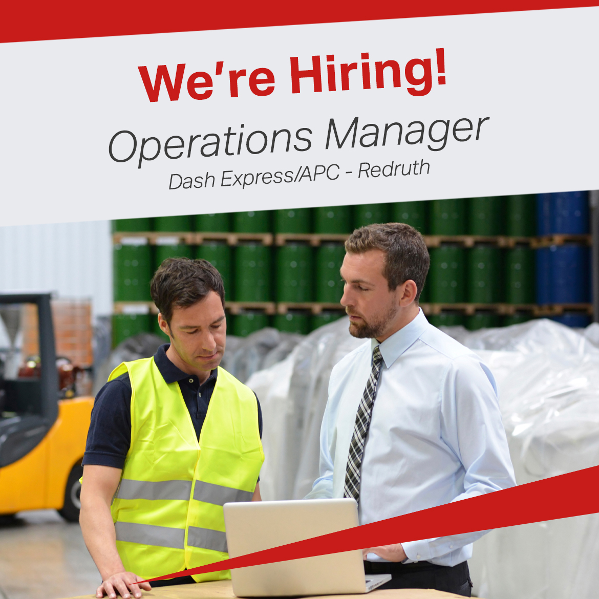 Dash_LS's tweet image. We are looking for an Operations Manager to join our team. Taking operational responsibility for all aspects of delivery &amp;amp; collection with responsibility for all drivers and warehouse personnel.
bit.ly/3DoAEDd
#jobs #careers #redruth #OperationsManager #manager