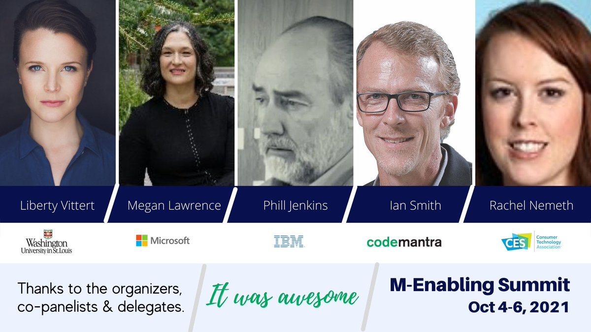 codemantra's tweet photo. Thanks to the awesome organizers @G3ict & E.J. Krause & Associates for the planning the @mEnablingSummit that just ended and was co-sponsored by @codemantra
Wonderful 3 days of insights!
Lets continue the conversation online at info@codemantra.com
#mEnabling21 https://t.co/2NfLgXm0N2