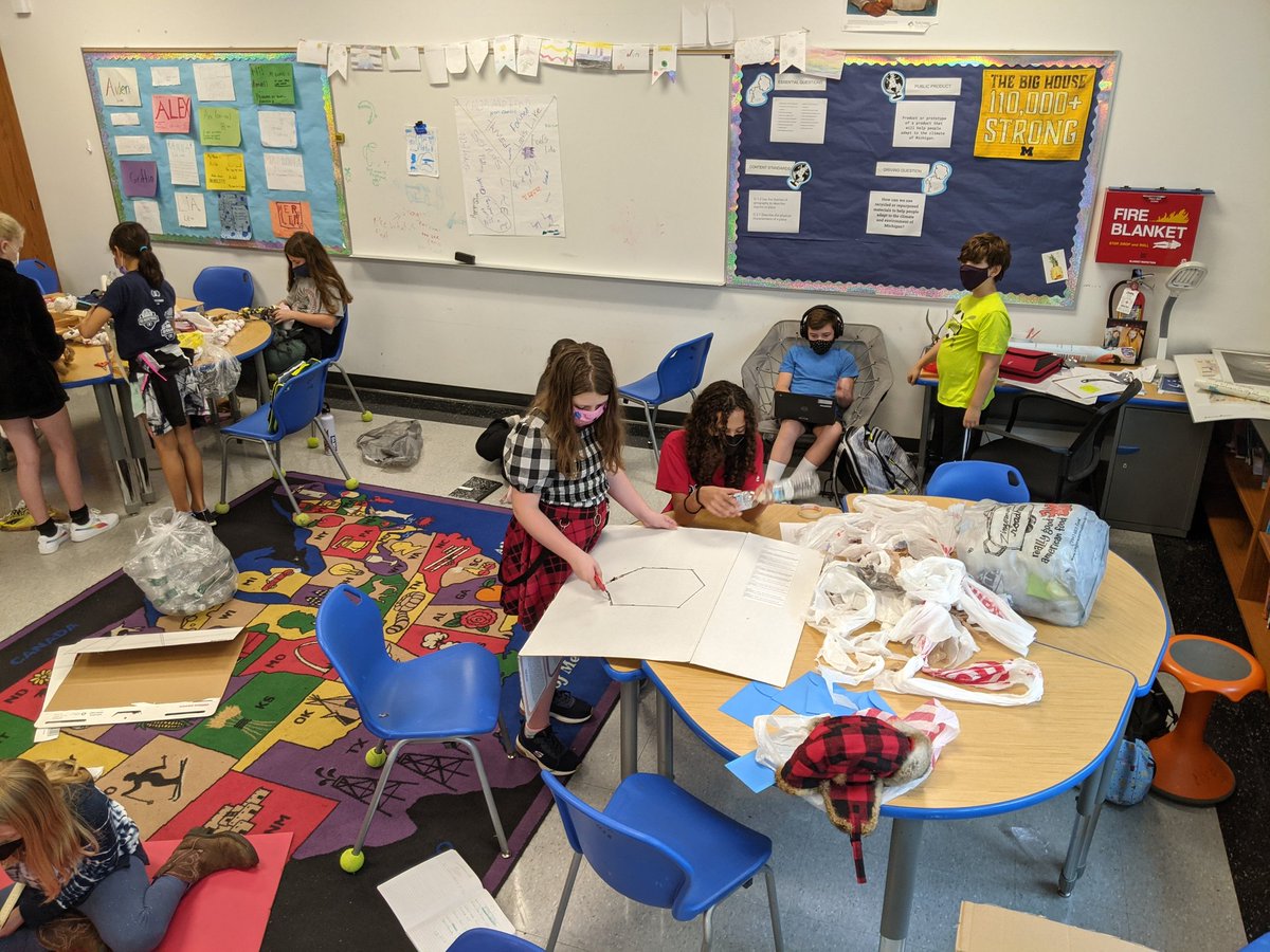 Smead_A2Steam's tweet photo. @A2STEAM we love the chaos of project work day @A2schools #pbl #steamschool https://t.co/E6IOGUQ1Za
