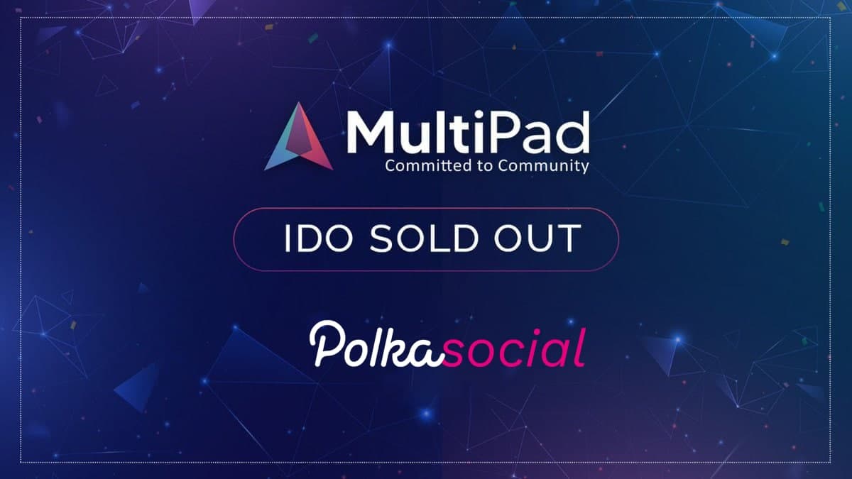 multi_pad's tweet photo. Thank you to everybody who participated in the Polkasocial IDO on MultiPad! 🔥
@PolkaSocial 
$PSN will list tomorrow, 8 October, at 16:00 on PancakeSwap.

Claiming of 25% will be available on MultiPad at 16:15 UTC. https://t.co/x97qvR7Boa
