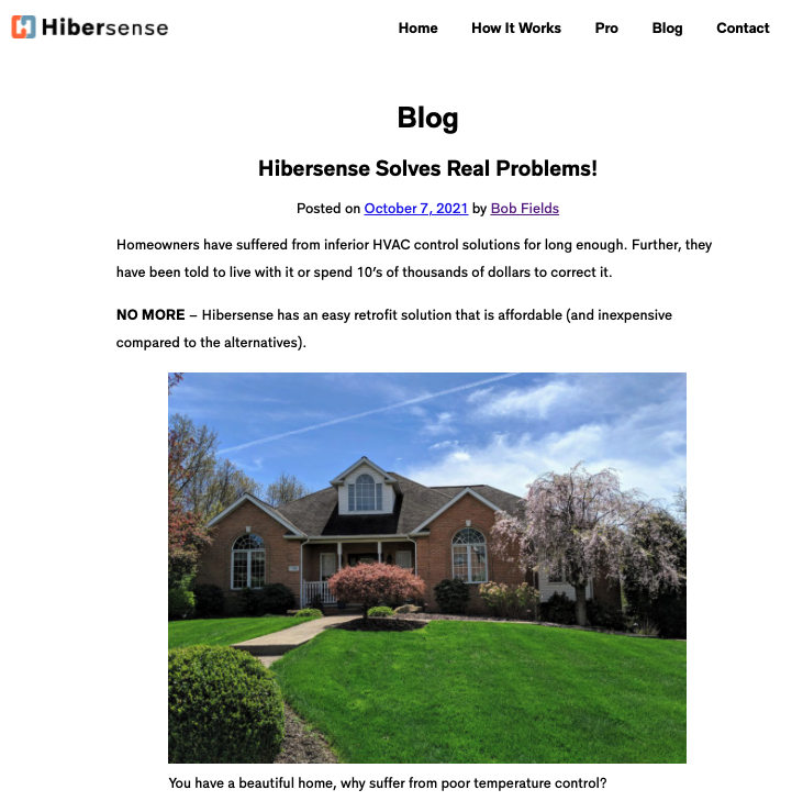 Every homeowner we speak to (no matter where in the country they are located) has one, two, or more rooms that are impossible to heat or cool properly? The challenges are well know, but the real solution is not.

Check out these Hibersense Success Stories!
ow.ly/zxfQ50GnFZy