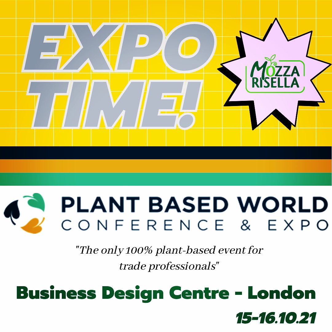 Mozza_Risella's tweet photo. To all food businesses in UK and beyond, don’t miss out on the @PBWEurope Conference & Expo in London 15/16 Oct 2021
Come and meet the BEST VEGAN BRANDS under one roof #MozzaRisella #miyokoscreamery #beyondmeat #quornfoods #sgaiaveganmeats #meatlessfarm #crackd_it https://t.co/iozruKDhqe