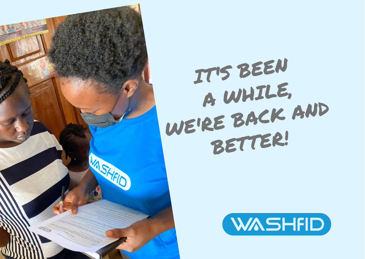 See who is back on here!

We've been away for a while but not away from advocating for safe water and an hygienic environment as we've been working offline.

#washfid #beatntd #ntdtwitter #TakeOnNTDs