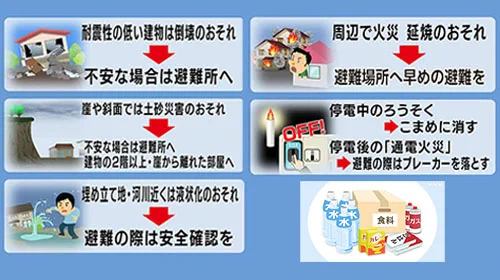 余震に注意！ そのときの対処法一斉紹介‼これは必見‼