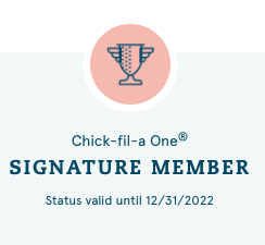 PedalFast's tweet image. I think I'm more excited about achieving @ChicfilA One Signature Member status than I was for reaching United Airlines' 1K status a few years ago.