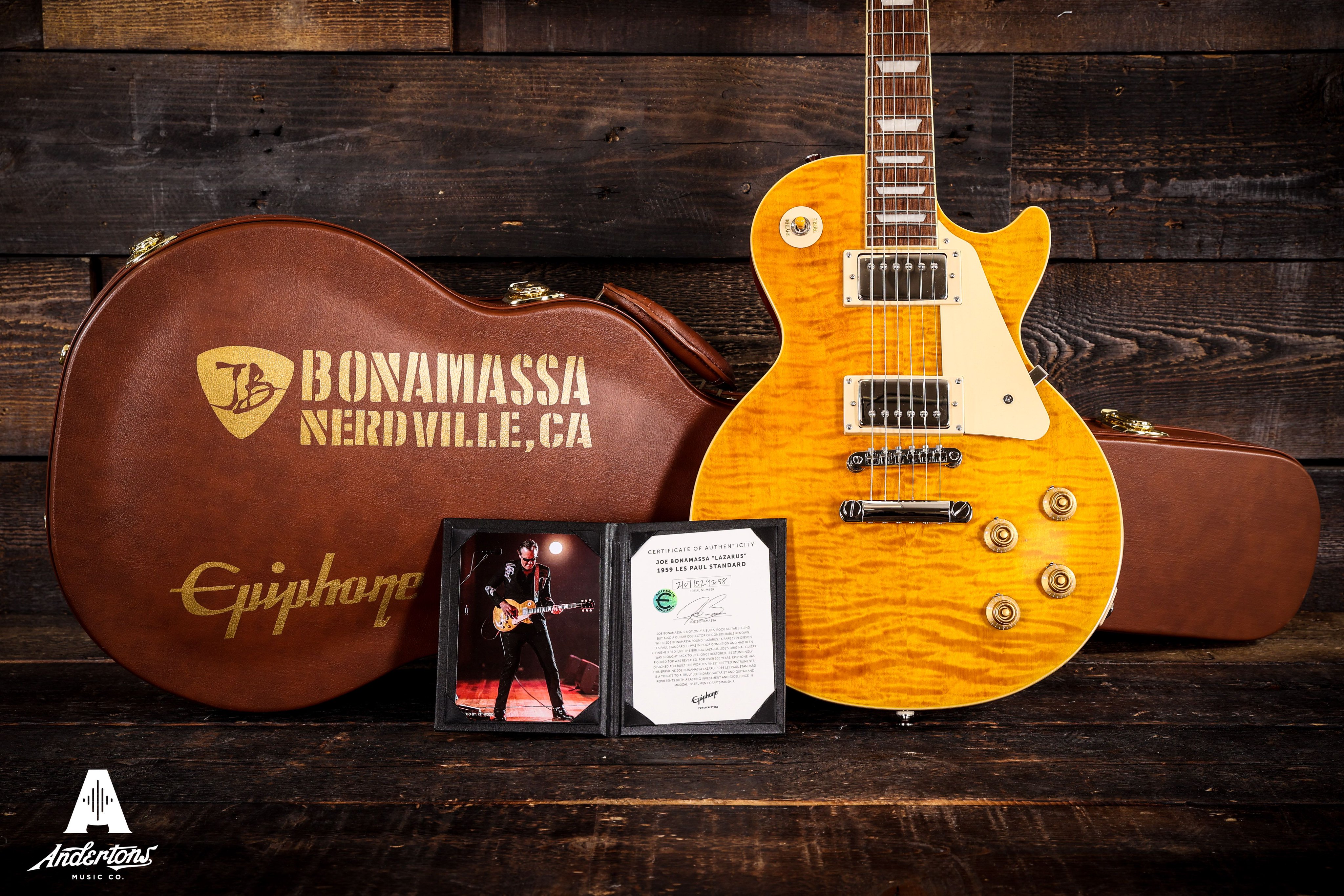 Les paul andertons outlet
