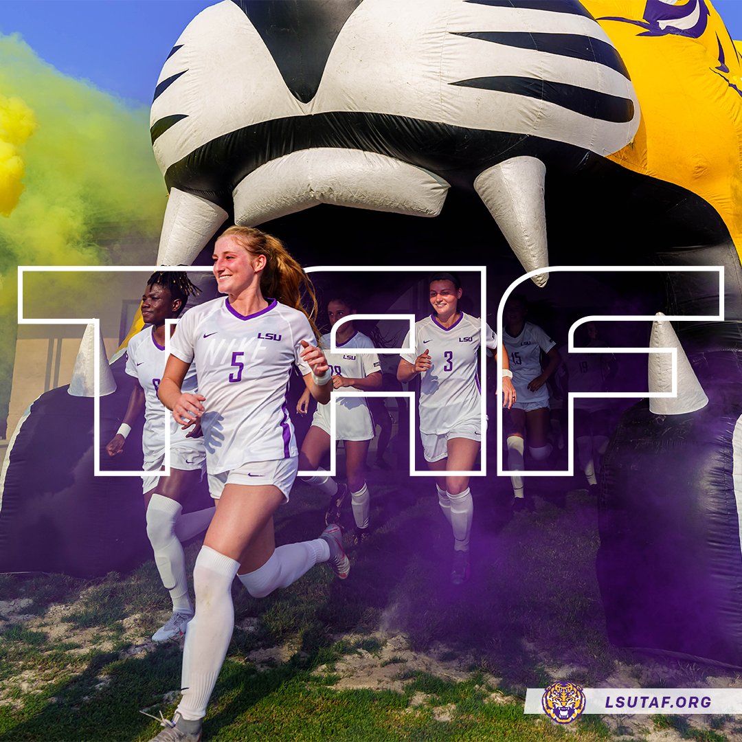 lsutaf's tweet photo. Good luck to the @LSUSoccer team as they take on Texas A&amp;M tonight! 

Our donors are the driving support behind our players, giving them the tools needed to perform at the highest level and score big for LSU!

#BornToBeTigers #HereForTigers https://t.co/UflzXwCt9j