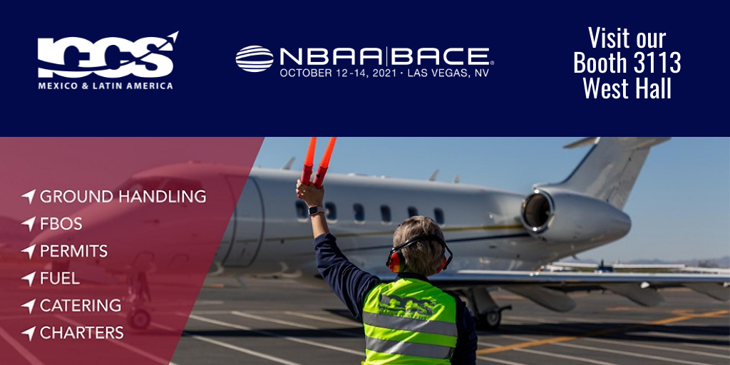 ICCSMexico's tweet image. Join us for the World’s Premier Business Aviation Event.
See you in Vegas!
Visit our Booth 3113 – West Hall

#ICCS #ICCSExperience #TravelDifferent #TravelWithStyle #Aeronaves #Aircraft #Airports #Aviacion #Aviation # #Industria #Industry #Hangar #FBO #NBAA #BACE #LasVegas