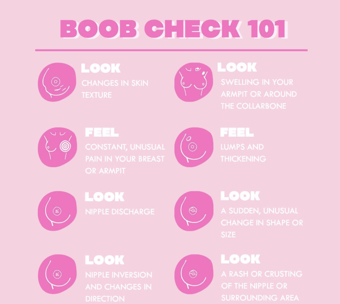saymynameco's tweet photo. #BreastCancerAwarenessMonth #boobcheck https://t.co/6vQfhKKvmN