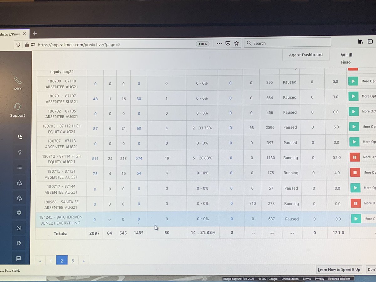 WillTheHeat's tweet photo. Calltools roll for yesterday! 2000+ calls made. Found 1 warm lead. Eliminated a bunch of no’s. Got an appt for tomorrow. #Calltools #NMREI #WholesaleRealestate #VirtualWholsaling #AlbuquerqueRealEstate https://t.co/guhP3MN00y