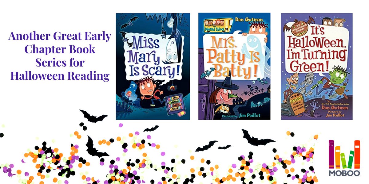 MoBoo_Official's tweet photo. We're excited to share some fun Halloween recommended reading this month. We're sharing another great Early Chapter Book Series @DanGutmanBooks . #getthemreading #earlychapterbooks #Halloweenchapterbooks https://t.co/f0FCqpQE00