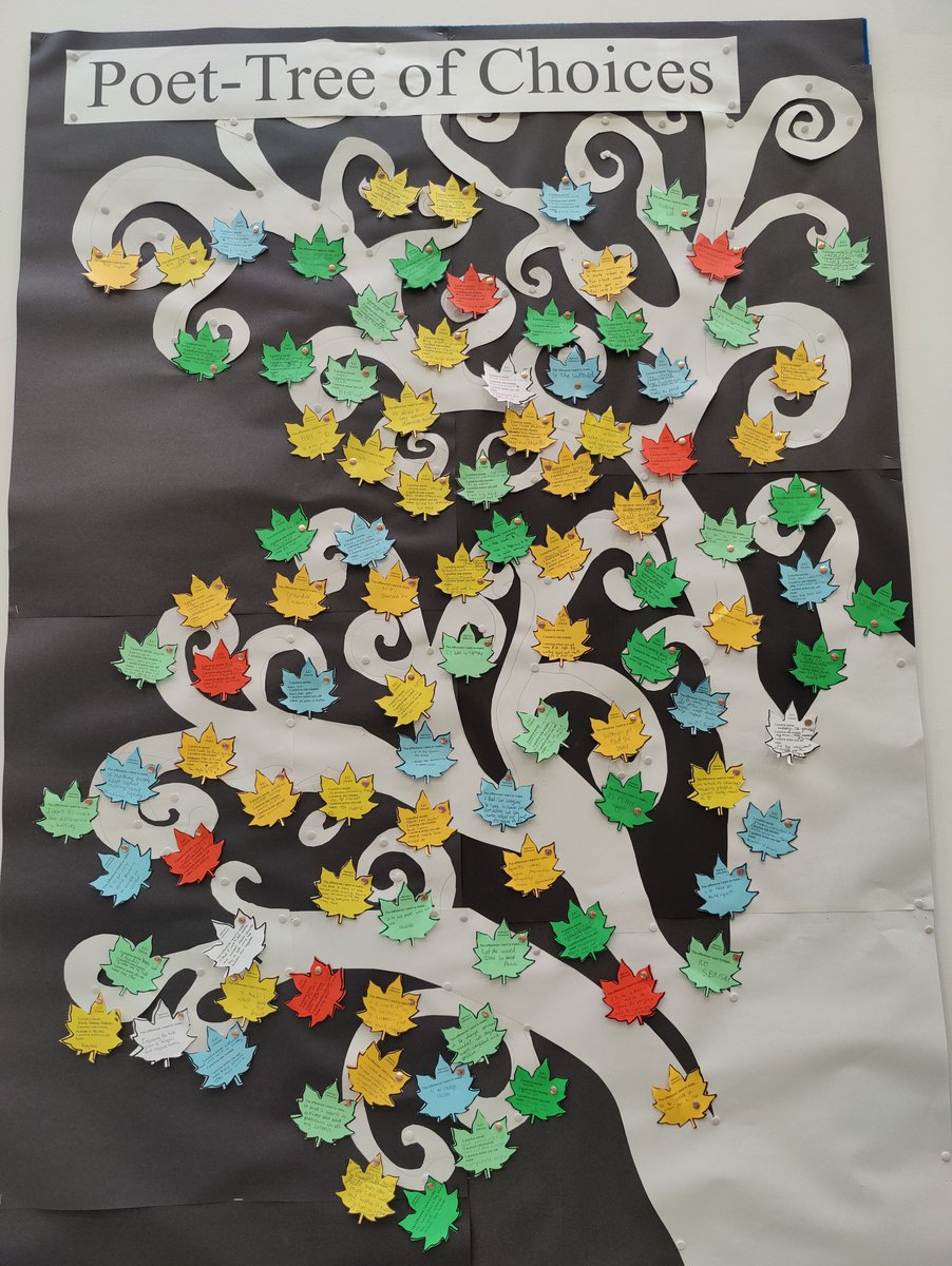 SBonnellSchool's tweet photo. In celebration of #NationalPoetryDay our SB Girls added their very own poems to our poet tree located in our piazza. 🤩
#SBGirlsWhoCan #LifeAtSB https://t.co/AQFUJrNBXx