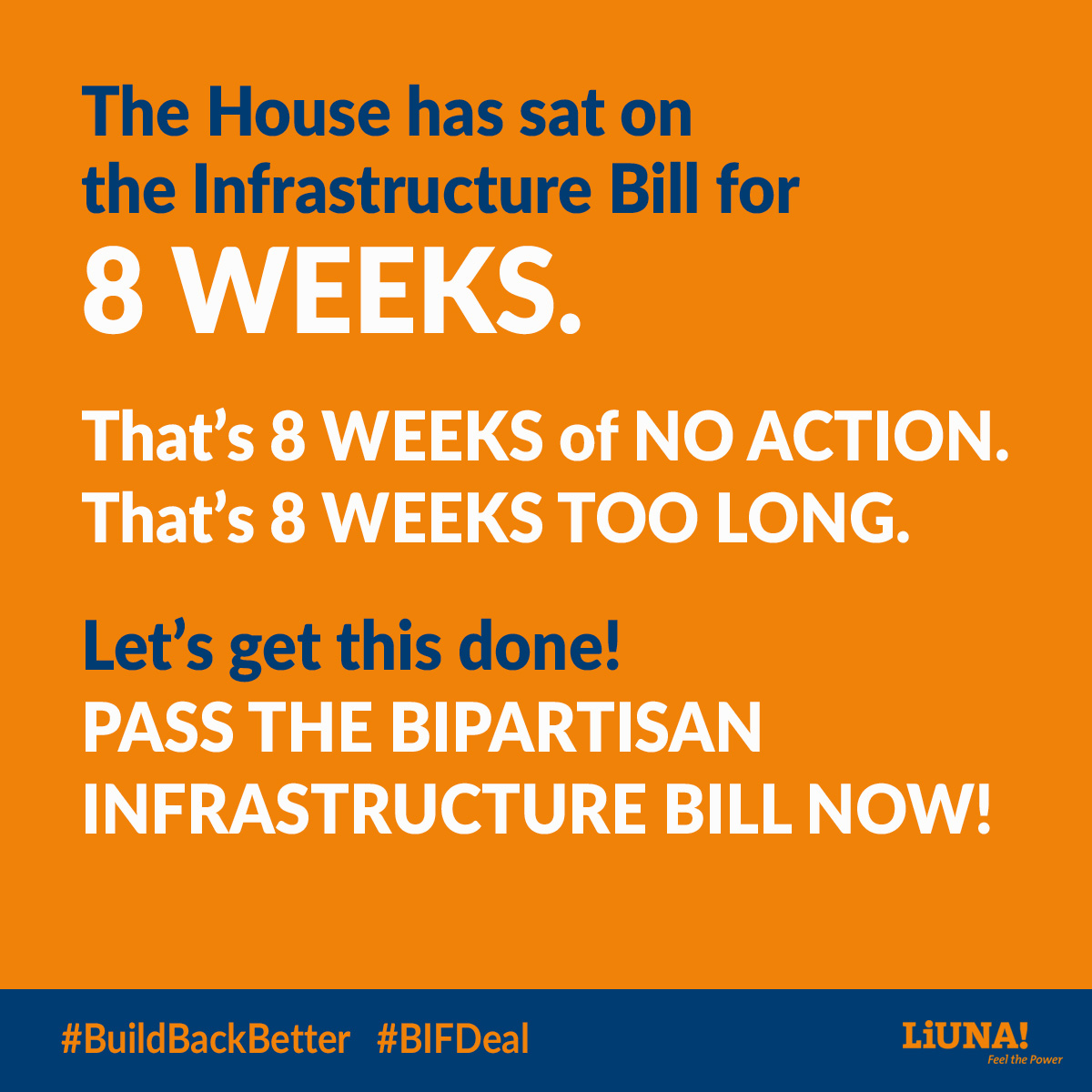 Our nations infrastructure cannot wait! #LIUNA members have been waiting for an #infrastructurebill like the #BIFDeal for over a DECADE. Get it done!  #LIUNABuilds #BIFDeal #USProgressives