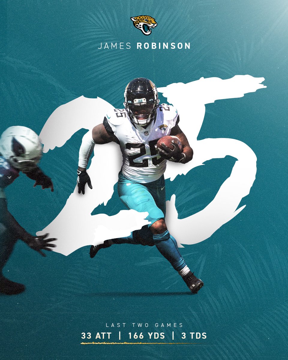 Jaguars's tweet photo. .@Robinson_jamess got the juice 🧃

#DUUUVAL https://t.co/t9zDAwwRM9