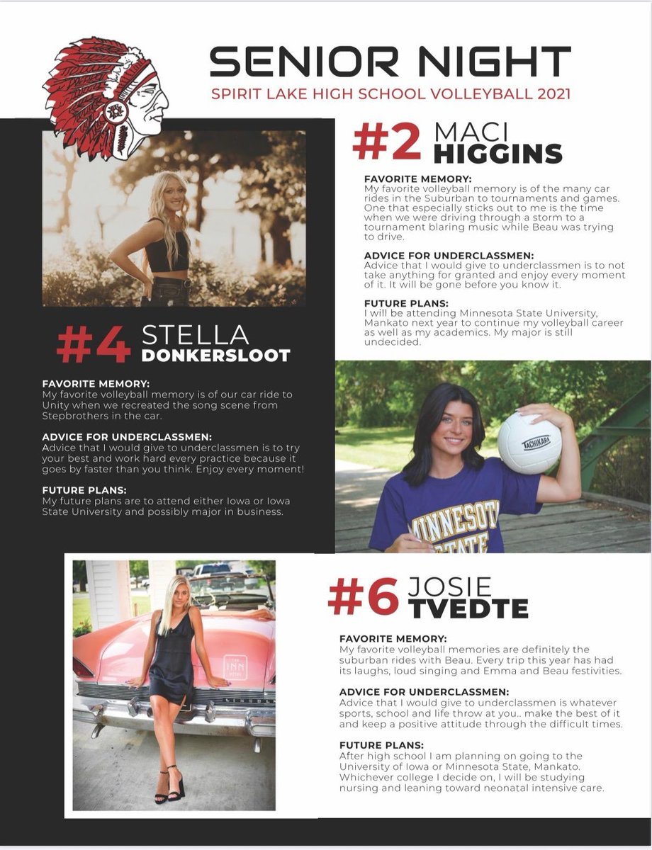 Come join us tonight as we celebrate these absolutely incredible seniors for our game against ELC!