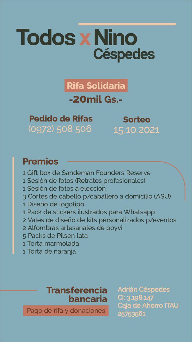 ibritoduchie's tweet photo. HOLIS. @randallflagg necesita una mano para costear los gastos médicos de su viejo que está internado hace varios días. 

Más info envíame DM! 

CON UN RT YA ESTÁS DANDO UNA MANO! Ayúdanos a llegar a mas gente 🙌🏻🔥 https://t.co/uoQ4VYdenw