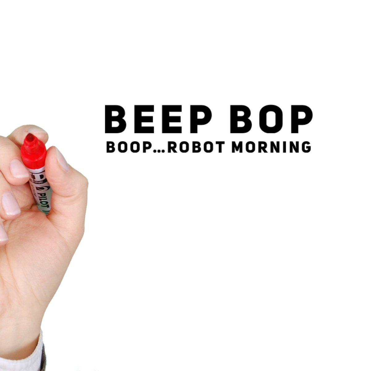 AkreCarrie's tweet photo. Just making up band names this morning… Robot Morning https://t.co/ZLbo69qpqC