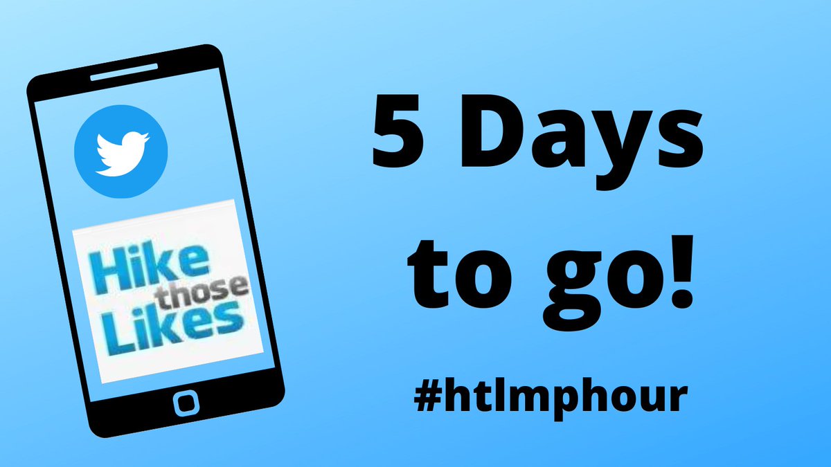 htlmp's tweet photo. Just 5 days until we are back with #htlmphour! 
Are you excited? 
Don't forget to use the #htlmp tag during the week so we can share you! 
Then join us on Wednesday at 8pm for a chat and catch up with our madmin! 
#Supportsmallbusiness https://t.co/rWOPKjZdE8