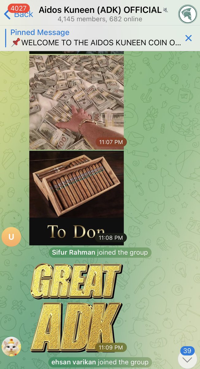 rawlife111's tweet photo. What a stupid guys haha. It’s just by BOT. Don’t be stupid. #ADK #aidoskuneen #payrico @Aidos_kuneen @Donrico77 @AidosMarket https://t.co/nRK92zURQQ