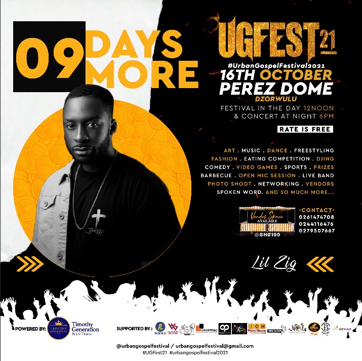 TG_Perezdome's tweet photo. ITS 9 DAYS MORE to

Urbangospelfestival !!!!

Vendor Spaces are still available! Register with this link https://t.co/SxB65ZuTLW

See you on the 16th! Spread the word!

#ChurchinTg 
#GreatFaith 
#UGFEST21 
#UrbanGospelFestival2021
#LilZig https://t.co/m80jDrBQrY