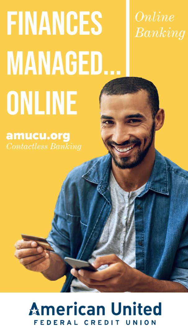 AUFCU's tweet photo. All branches will be closed for Columbus Day on Monday, October 11th. Online and Mobile Banking will be available, including Remote Deposit and Bill Pay.
#AmericanUnitedCares #ContactlessBanking https://t.co/wrCO7yPlZA