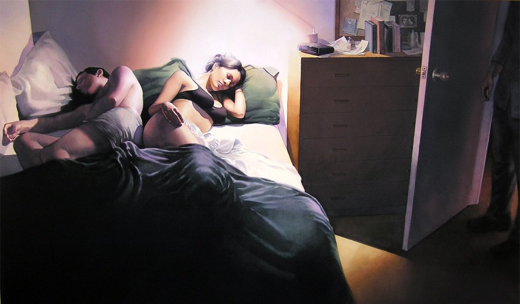 Reuben Negron (@reubennegron) on Twitter photo Taking a walk down memory lane, here are two paintings you may not have seen before. Both of these are from a mini project I started right after graduating from <a href="/SVAMFAILLUSTRAT/">SVA MFA Illustration</a> called Scenes from a Movie. They each date back to 2004 and measure 52x32 inches. #Watercolor Taking a walk down memory lane, here are two paintings you may not have seen before. Both of these are from a mini project I started right after graduating from <a href="/SVAMFAILLUSTRAT/">SVA MFA Illustration</a> called Scenes from a Movie. They each date back to 2004 and measure 52x32 inches. #Watercolor