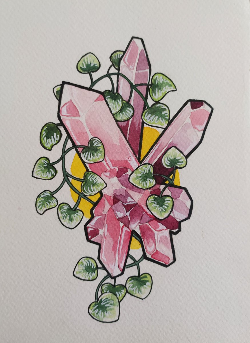 animalisart's tweet photo. #Inktober 1 - crystal ✨ https://t.co/7R0xPqJrvU