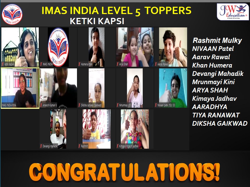 IMAS INDIA LEVEL 5 KETKI KAPSI