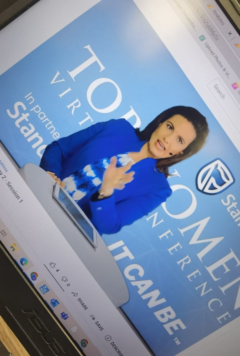 Boitee_S's tweet photo. It is not just an ordinary day at work for me today, I'm so lifted and inspired as I listened to Standard Bank Top Women Virtual Conference 2021 while I'm working, so awaken so inspired!
@SBTopWomen @BoschendalWines 
 #ItCanBe #SBTopWomen #TopWomen #Standardbank @SB_BizConnect https://t.co/bswl8jcNIP