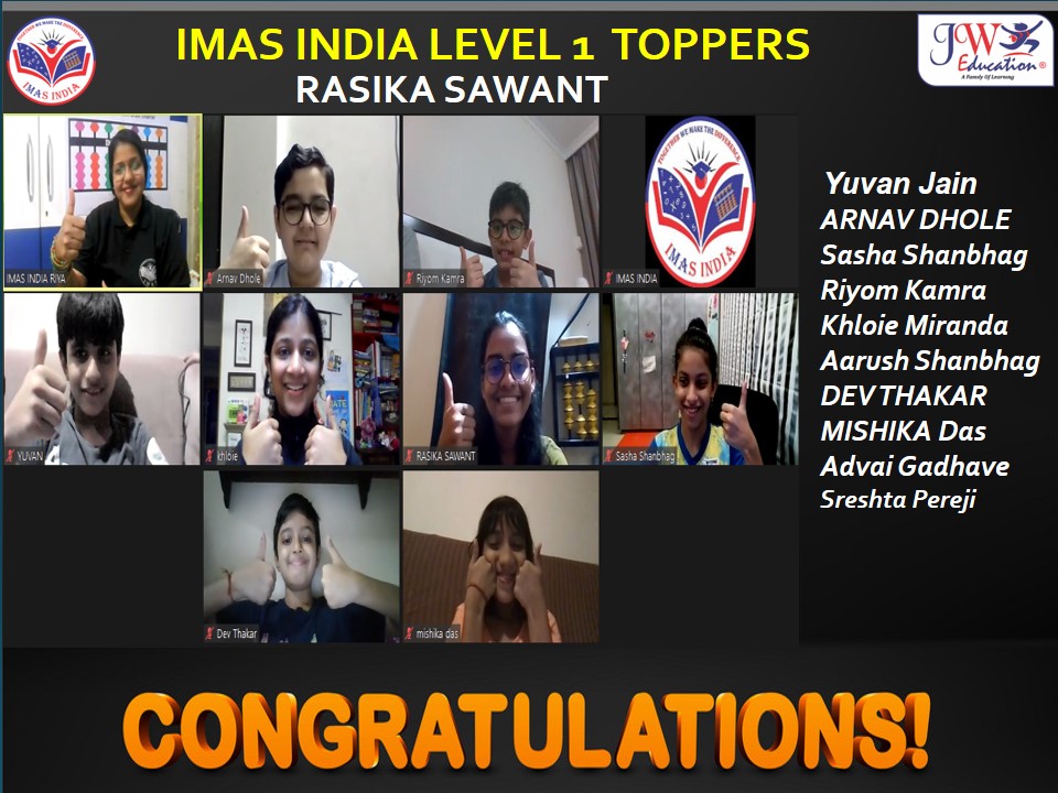 IMAS INDIA LEVEL 1 RASIKA SAWANT