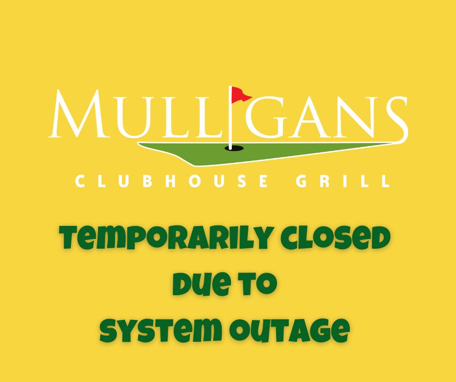 📣 MULLIGAN'S IS CURRENTLY CLOSED 📣
We are not able to process orders or accept payments at this time due to an internet outage.  We hope to be back open later this afternoon.  We are sorry for the inconvenience and will keep you posted when we reopen.