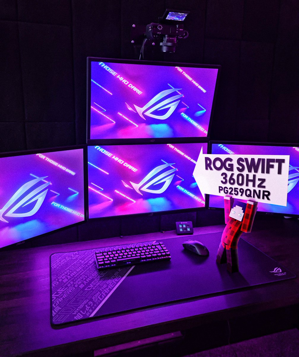 kompetenzGHG's tweet image. Es gab mal wieder ein Upgrade 😍

Einen 360Hz Monitor von @asusrogde 🥰
Würde sagen der ROG Swift PG259QNR passt ziemlich gut ins Setup. Was sagt ihr? 

Hier könnt ihr euch das gute Stück mal angucken ► bit.ly/3lmcRO6

#Werbung