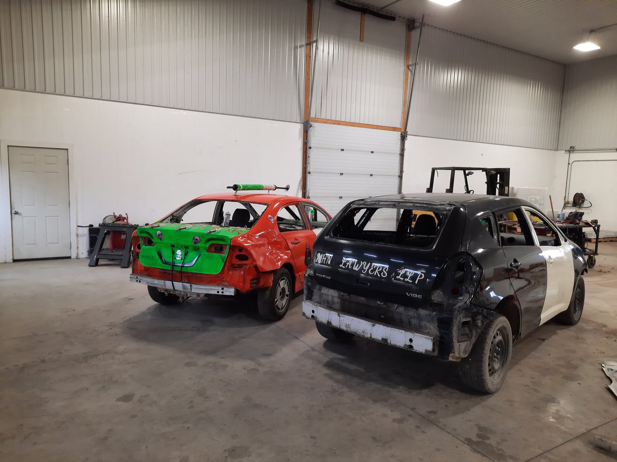 The guys put the shop to good use this week.  Ready to go and destroy all their hard work