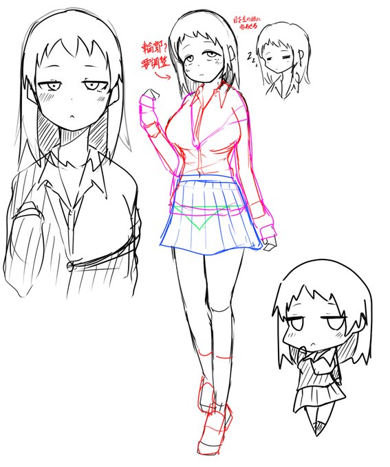 次の作品?のキャラデザー
正直ペン握ったの1ヵ月ぶりくらいなのですごい・・・なんかこう・・・ね?
無知と言うより純粋無垢です 