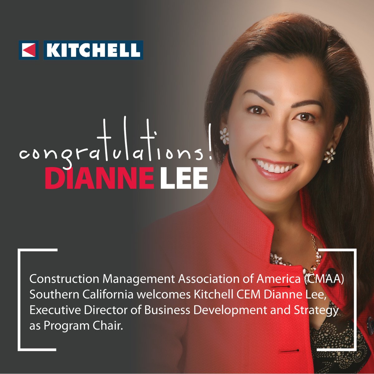 KitchellCos's tweet photo. Please join us in congratulating Kitchell CEM Dianne Lee on becoming Program Chair for @CMAASC.
#kitchell #kitchellcem #kitchellconstructionmanagement https://t.co/rtDBfD0JJK