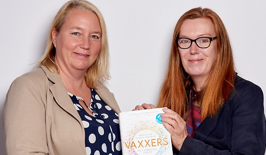 THE women behind the AstraZeneca vaccine were given a standing ovation at the #Henley Literary Festival. Read the full story about Professor Dame Sarah Gilbert and Dr Catherine Green's appearance at the festival > bit.ly/HSFestivalAZ