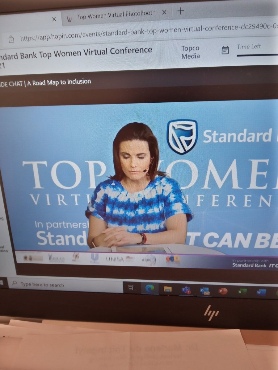 Kaamilah17's tweet photo. #Day2 overwhelmed with information This is such a hot topic "Toll of  Unpaid work #ItCanBe
 @SBTopWomen 
@StandardBankZA 
✨💫💯❤️
Kaamilah Johnson https://t.co/qOVxlX8Yl2